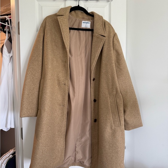 Women's Tan Coat - Picture 2 of 3